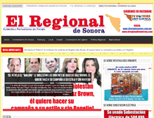 Tablet Screenshot of elregionaldesonora.com.mx